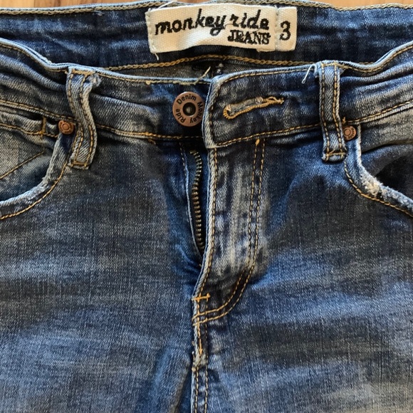 Monkey Ride Distressed Jeans - Size 3 - Picture 2 of 3